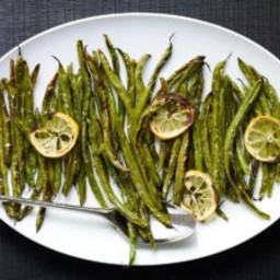 Quick Charred Green Beans