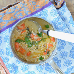 Quick Chicken and Orzo Soup