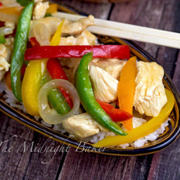 Quick Chicken and Peppers Stir Fry