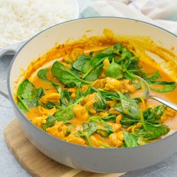 Quick Chicken and Spinach Curry (Chicken Saag)