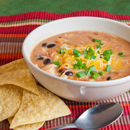 Quick Chicken Enchilada Soup