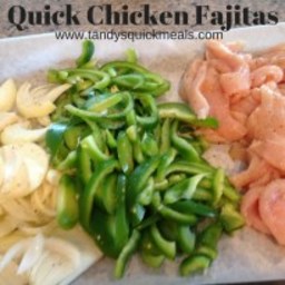 Quick Chicken Fajitas