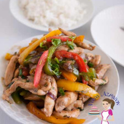 Quick Chicken Stir Fry with Peppers