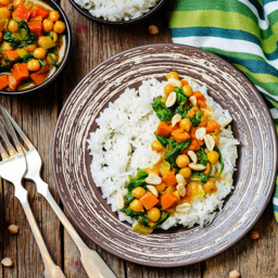 Quick Chickpea And Sweet Potato Curry