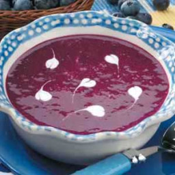 Quick Chilled Blueberry Soup Recipe
