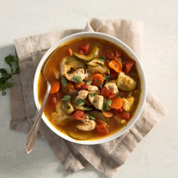 Quick Italian Chicken-and-Vegetable Soup