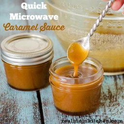 Quick Microwave Caramel Sauce