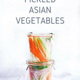 Quick Pickled Asian Vegetables