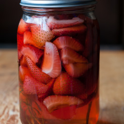 Quick Pickled Strawberries