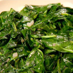 Quick Sauteed Spinach