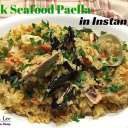 Quick Seafood Paella Recipe from Hip Pressure Cooking: Instant Pot and Cook