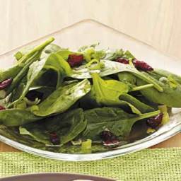 Quick Sweet-Sour Spinach Salad