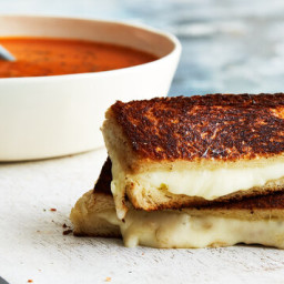 Quick Tomato Soup With Grilled Cheese