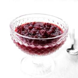 Quick Cranberry Sauce from Dried Berries - pressure cooker recipe