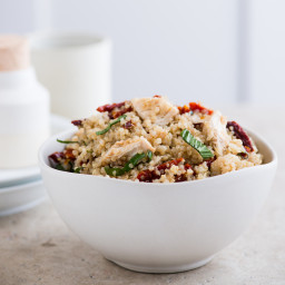 Quinoa and Chicken Salad with Sun-Dried Tomatoes