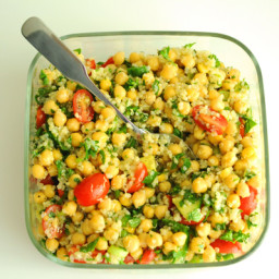 Quinoa and Chickpea Tabbouleh Salad