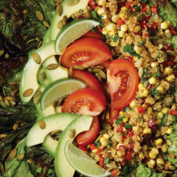 Quinoa and Corn Salad with Pumpkin Seeds