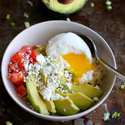 Quinoa Avocado Breakfast Bowl Recipe