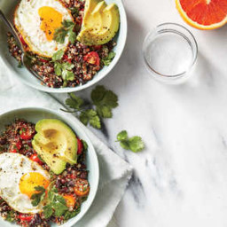 Quinoa Bowls with Avocado and Egg