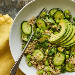 Quinoa-Edamame Green Salad