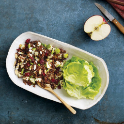 Quinoa Salad with Apples, Almonds and Dried Cranberries