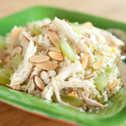 Quinoa Salad with Chicken, Grapes and Almonds