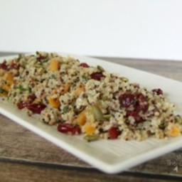 Quinoa Salad with Cranberries, Apricots, and Pumpkin Seeds