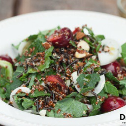 Quinoa Salad with Dark Cherries and Kale Recipe