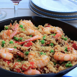Quinoa & Shrimp Paella