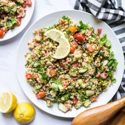 Quinoa Tabbouleh with Lentils