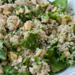 quinoa, tuna and corn salad