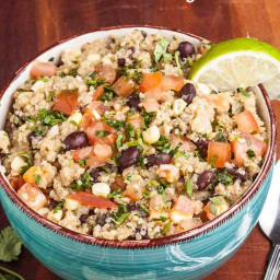 Quinoa with Black Beans (Tex Mex)