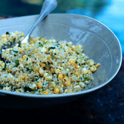 Quinoa with Corn, Scallions, and Mint