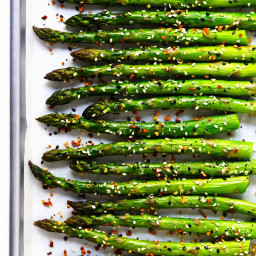 "Everything" Roasted Asparagus