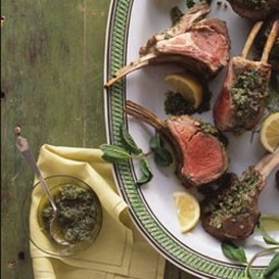 Rack of Lamb with Mint and Capers