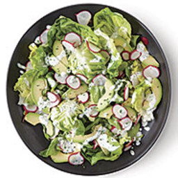 Radish and Avocado Salad with Buttermilk Dressing