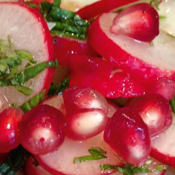 Radish and Pomegranate Salad