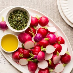 Radishes with Herbed Salt and Olive Oil