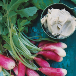 Radishes with Creamy Anchovy Butter