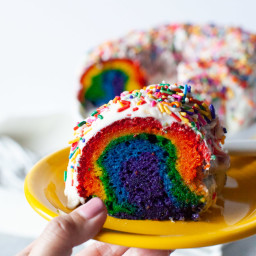Rainbow Bundt Cake Recipe