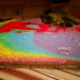 Rainbow Cheesecake 