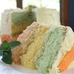 Rainbow Citrus Cake