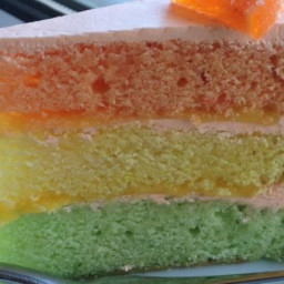 Rainbow Citrus Cake Recipe