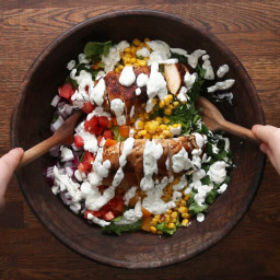 Rainbow Grilled Chicken Salad Recipe by Tasty
