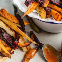 Rainbow Root Fries recipe / Riverford