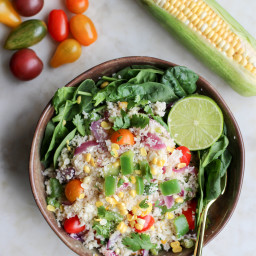 Rainbow Spicy Cauliflower Rice (Vegan and Gluten-free)