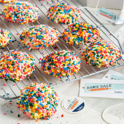 Rainbow Sprinkle Sugar Cookies