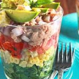 Rainbow Salad in a Glass