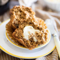 Raisin Oatmeal Muffins – Naturally Sweetened