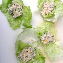 Ranch Chicken Salad Lettuce Wraps